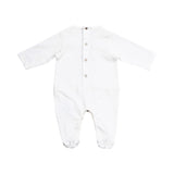 Roberto Cavalli Kids New Born White & Gold Sleepsuit Set