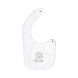 Roberto Cavalli Kids New Born White & Gold Sleepsuit Set