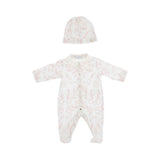 Roberto Cavalli Kids New Born White & Pink Girl's Set Sleepsuit Set