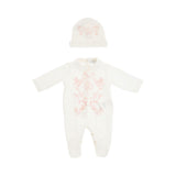 Roberto Cavalli Kids New Born Girl's Baby Rose Sleepsuit Set