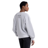 سويت شيرت نسائي من Replay بأكمام منتفخة من Lurex