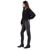 سويت شيرت نسائي من Replay بأكمام منتفخة من Lurex