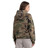 Replay Women's Camouflage Sweatshirt With Jewel Brooches