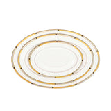 Richfine Dinner Set Round Shape New Bone 98 pcs