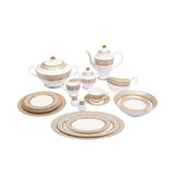 Richfine Dinner Set Round Shape New Bone 98 pcs