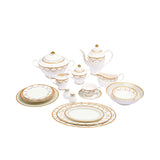 Richfine Mix Design Dinner Set Round Shape New Bone 98 pcs