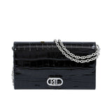 Polo Ralph Lauren Women's Leather Black Shoulder Bag