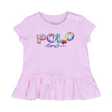 Polo Ralph Lauren Kids Baby Girl's Pink Set of Top & Trouser
