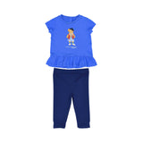 Polo Ralph Lauren Kids Baby Girl's Set of Blue Top & Trouser