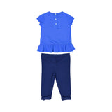 Polo Ralph Lauren Kids Baby Girl's Set of Blue Top & Trouser