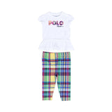 Polo Ralph Lauren Kids Baby Girl's Multicolor Set of Top & Trouser
