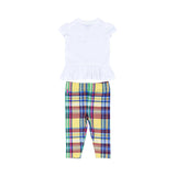 Polo Ralph Lauren Kids Baby Girl's Multicolor Set of Top & Trouser