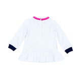 Polo Ralph Lauren Kids Baby Girl's White & Pink Set Top & Trouser