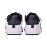 Polo Ralph Lauren Kids Boy's White Bear Trainers