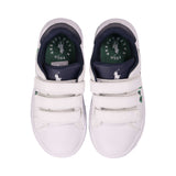 Polo Ralph Lauren Kids Boy's White Logo Trainers