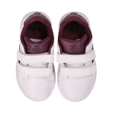 Polo Ralph Lauren Kids White & Burgundy Sneakers