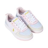 Polo Ralph Lauren Kids Girls White Pink Sneakers