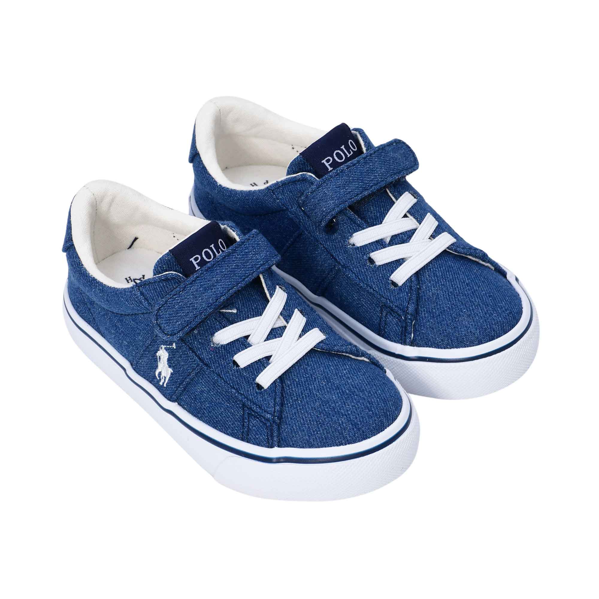 Polo Ralph Lauren Kids Baby Boy's Blue Sneaker | Baby | Baby Boy (9M - 36M) | Baby Boy Sneakers | Baby Collection | Boy | Boys | Footwear | GCC | Sneakers | Trainers Polo Ralph Lauren Kids Baby Boy's Blue Sneaker | Baby | Baby Boy (9M - 36M) | Baby Boy Sneakers | Baby Collection | Boy | Boys | Footwear | GCC | Sneakers | Trainers