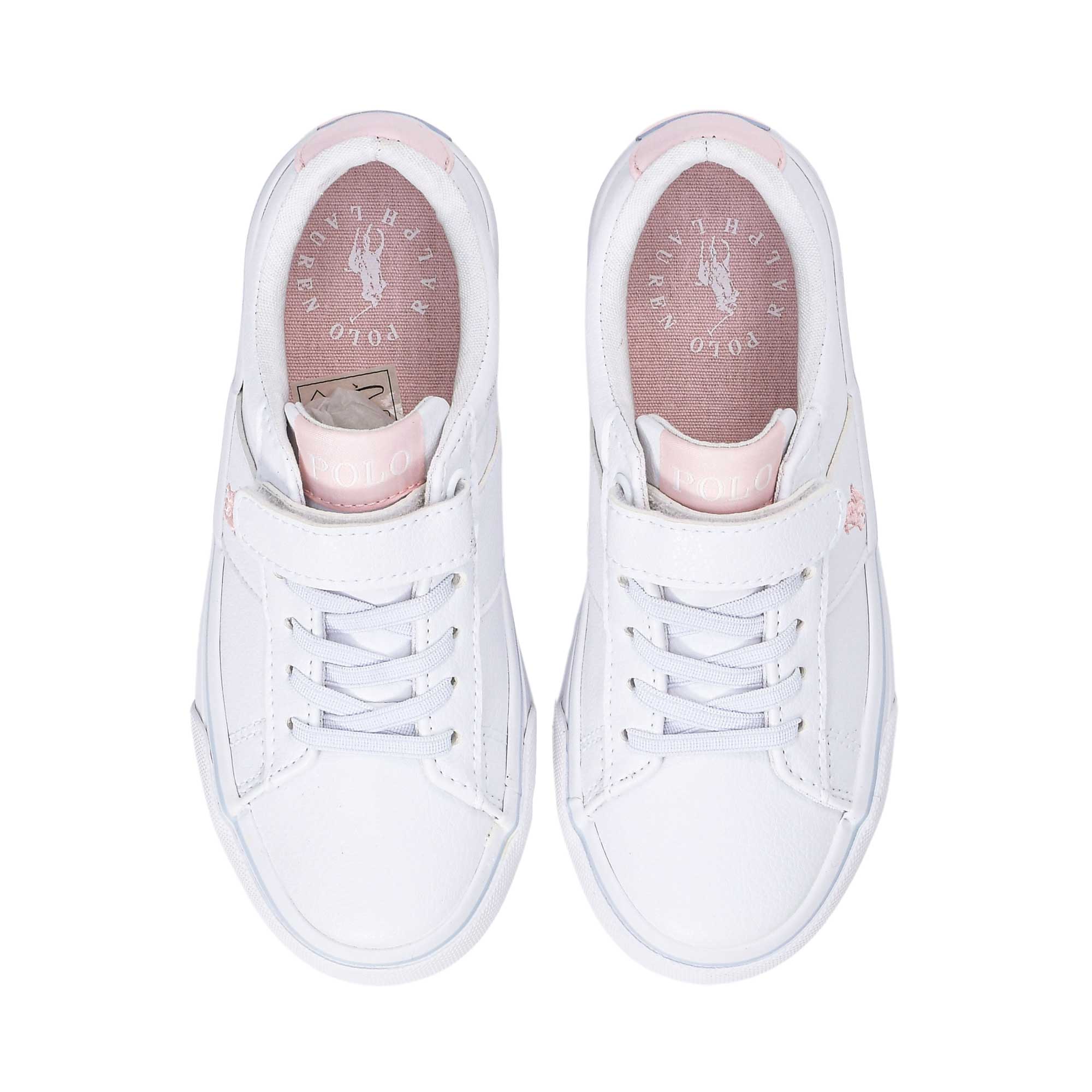 Polo Ralph Lauren Kids Girl's White & Pink Sneaker | Footwear | GCC | Kids and Teens | Kids and Teens Girl Sneakers | Kids and Teens Sneakers | Kids Fashion | Kids Girls (3 YRS -16 YRS) | Kids Teen Collection Polo Ralph Lauren Kids Girl's White & Pink Sneaker | Footwear | GCC | Kids and Teens | Kids and Teens Girl Sneakers | Kids and Teens Sneakers | Kids Fashion | Kids Girls (3 YRS -16 YRS) | Kids Teen Collection