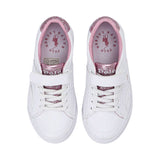 Polo Ralph Lauren Kids Girl's White & Pink Sneaker