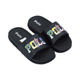 Polo Ralph Lauren Kids Boy's Black Slipper