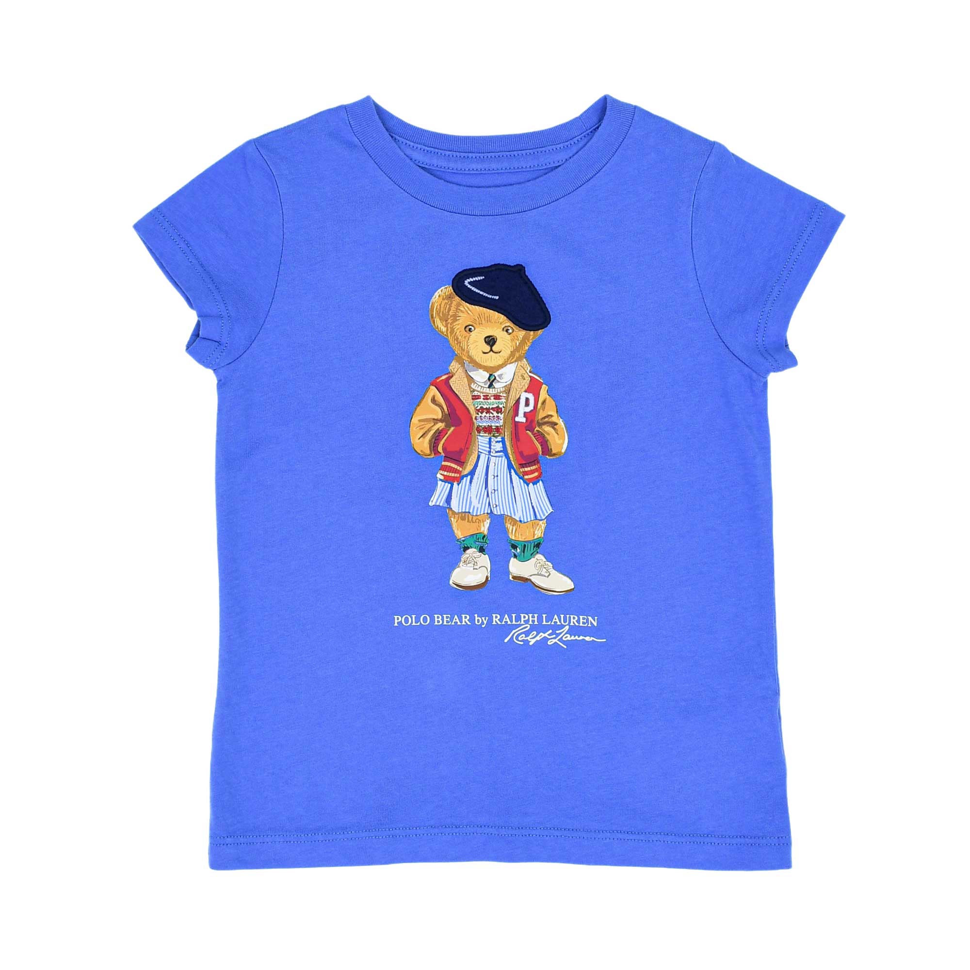 Polo Ralph Lauren Kids Girls' Polo Bear Graphic T-Shirt – Blue Salon