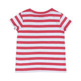 Polo Ralph Lauren Kids Girls' Striped Polo Bear Graphic T-Shirt