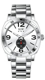 RSW Gents White Dial Stainless Steel Quartz Watch
