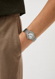 Cerruti Gresta Ladies White Mother-of-Pearl Dial Stainless Steel Watch