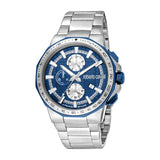 Roberto Cavalli Men's Blue Dark Dial Stainless Steel Watch