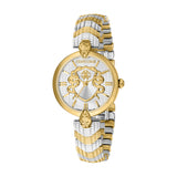 Roberto Cavalli Women's Silver Dial Two-Tone Silver & Gold Watch