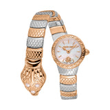 Roberto Cavalli by Franck Muller Ladies' Two-Tone Serpentine Bangle Watch