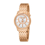 Roberto Cavalli by Franck Muller Ladies' Rose Gold Snake Watch with Steel Bracelet