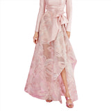 Talbot Runhof Women's RENA Marble Long Skirt