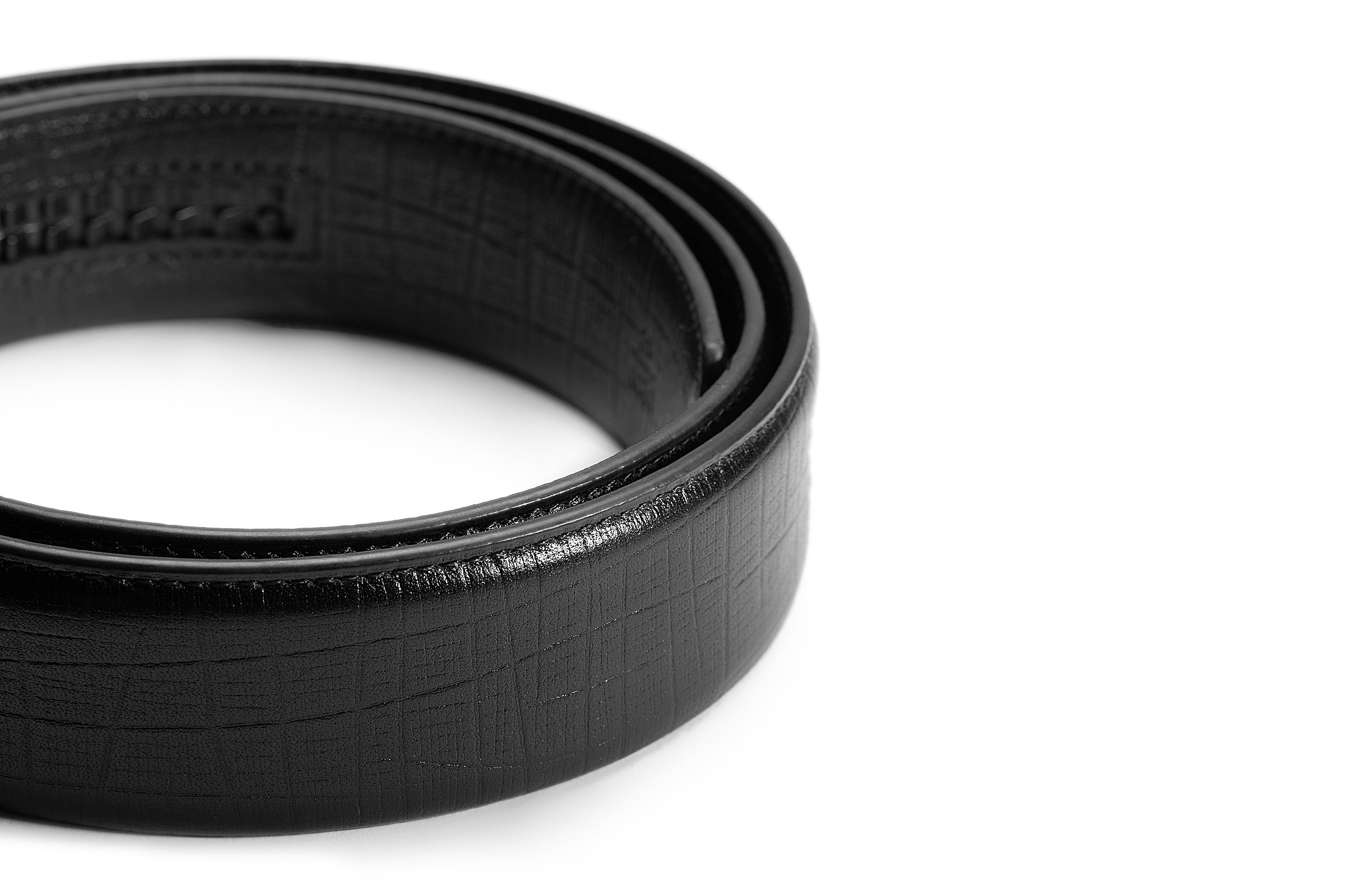 Samsonite AAMIR II Biz Auto Plate 03 Black Leather Belt