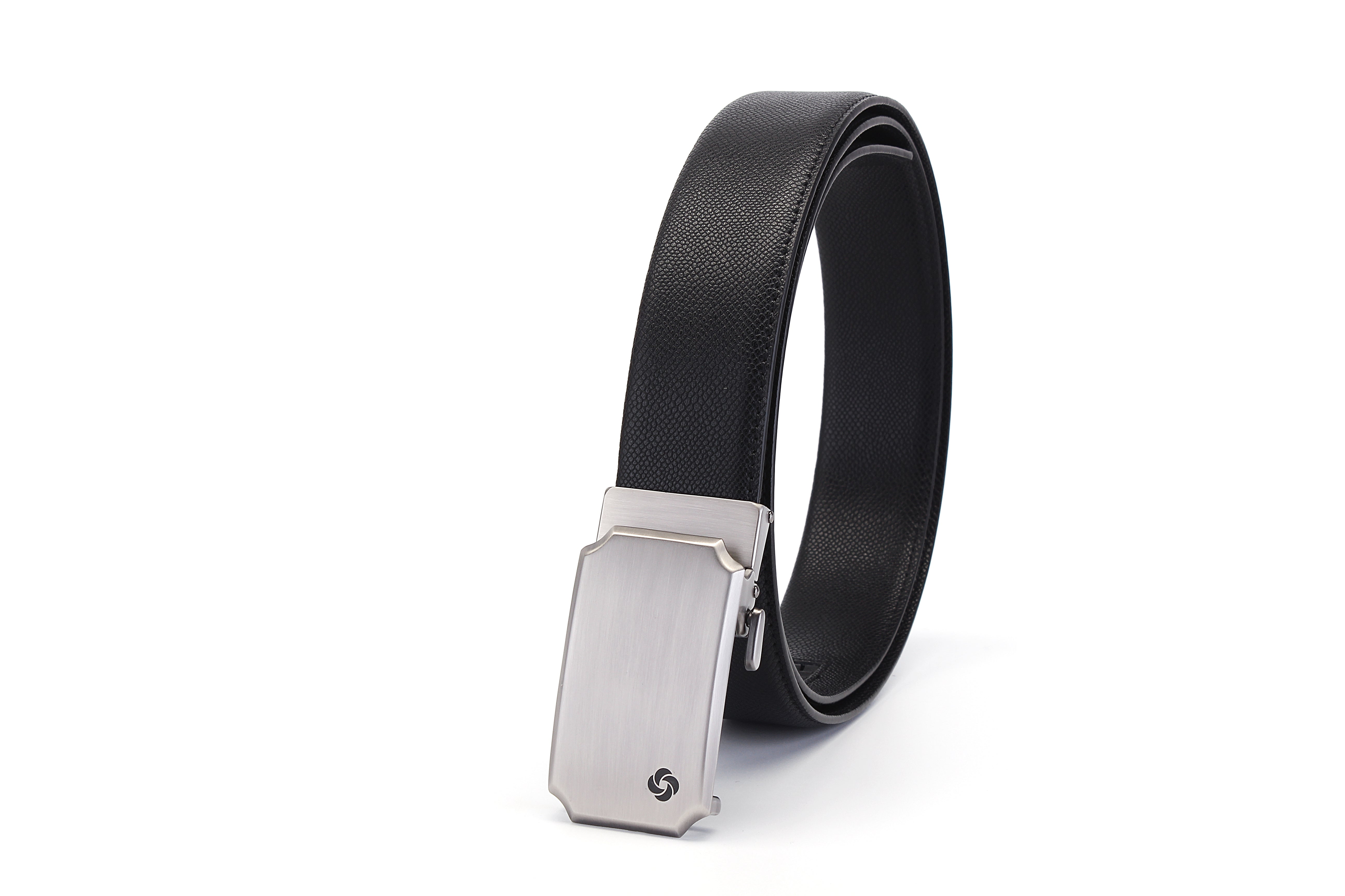 Samsonite Men's AAMIR Basic Auto Black Leather Belt