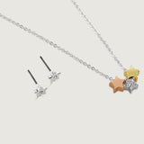 Buckley London Starburst Earrings And Pendant Set Imitation Mixed O/S SS24