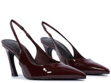 Schutz Women's Burgundy Patent Sling Back Pump
