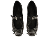 Schutz Women's Black Studded Flats