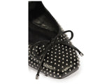 Schutz Women's Black Studded Flats