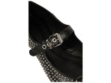 Schutz Women's Black Studded Flats
