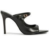 Schutz Women's Leather High-Heel Mule Sandal