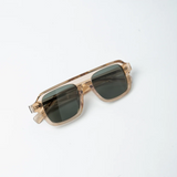 VAYO Ridge Polarized Square Acetate Sunglasses – Black