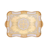Sezzatini Large Carved Rectangular Tray, Size: 38x55 Cm