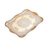 Sezzatini Large Carved Rectangular Tray, Size: 38x55 Cm