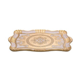 Sezzatini Medium Carved Rectangular Tray, Size: 34x48 Cm