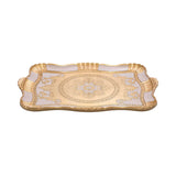 Sezzatini Large Carved Rectangular Tray, Size: 38x55 Cm