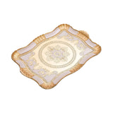 Sezzatini Large Carved Rectangular Tray, Size: 38x55 Cm