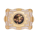 Sezzatini Medium Carved Rectangular Tray, Size: 34x48 Cm