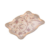 سيزاتيني صينية مستطيلة منحوتة متوسطة شيح أورو، مقاس 34×48 سم